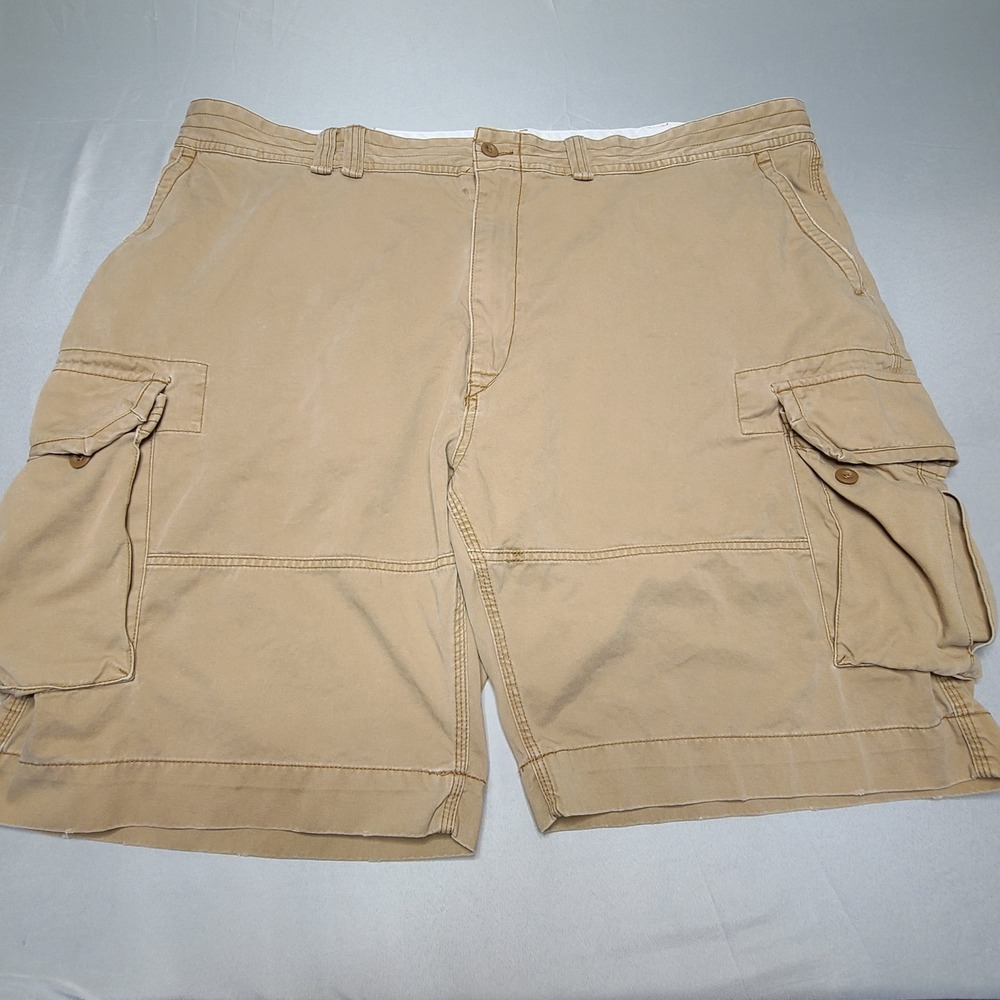Polo Ralph Lauren Cargo Shorts Mens 50 Tan Khaki Cotton Twill Utility Relaxed